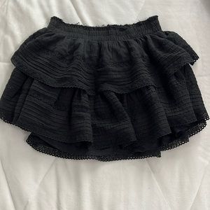 Aerie rock n ruffle mini skirt medium